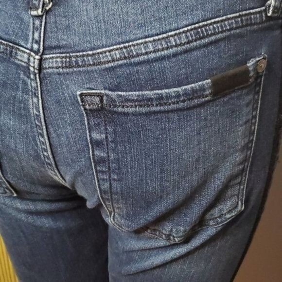 7 For All Mankind 7FAM b(air) Authentic The Ankle Skinny Size 27 - Picture 2 of 15